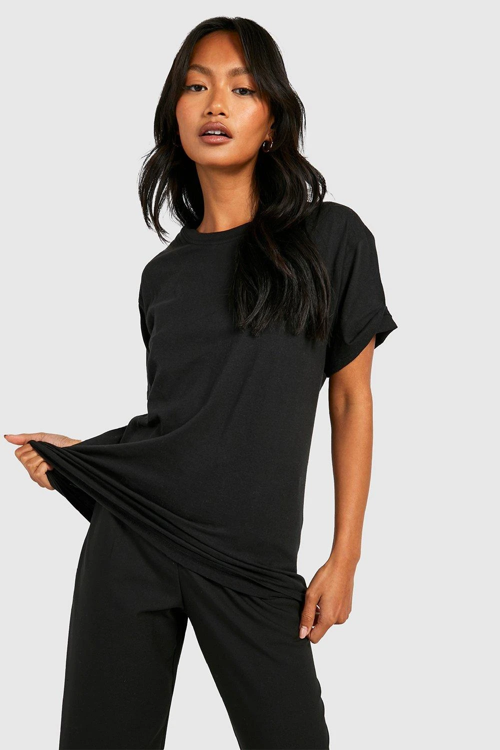 BOOHOO T-shirt Boyfriend Oversize Basique – Image 4