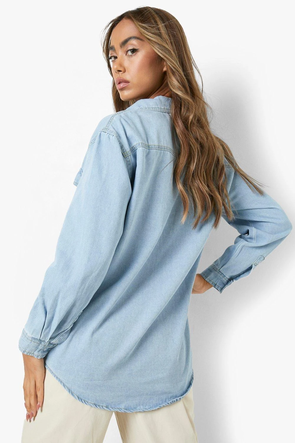 Chemise Oversize Surteinte En Jean – Image 2