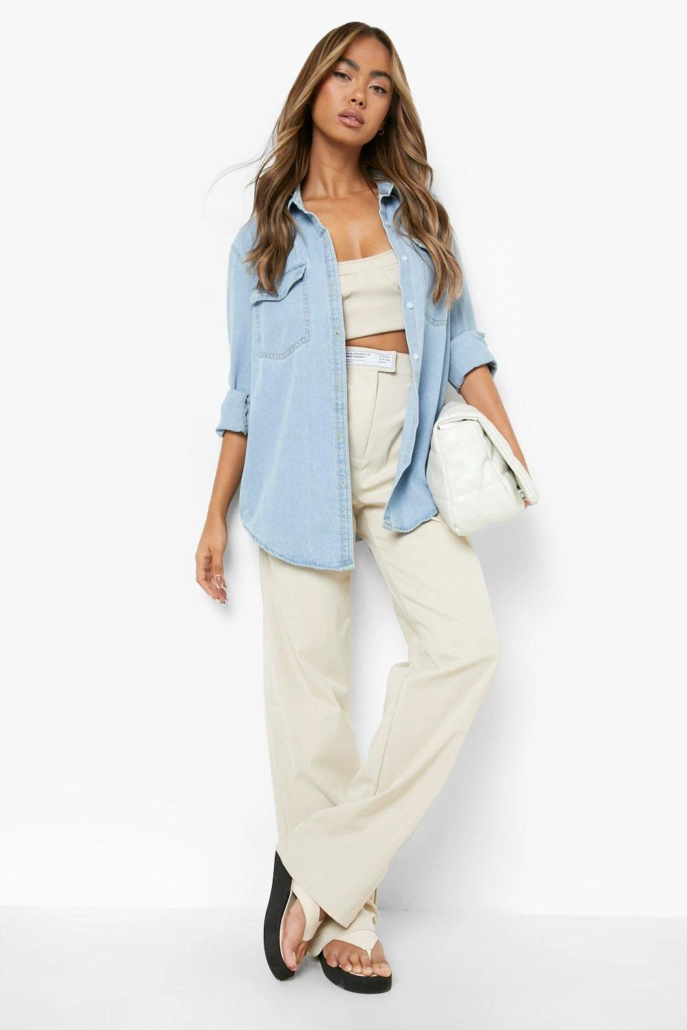 Chemise Oversize Surteinte En Jean – Image 3