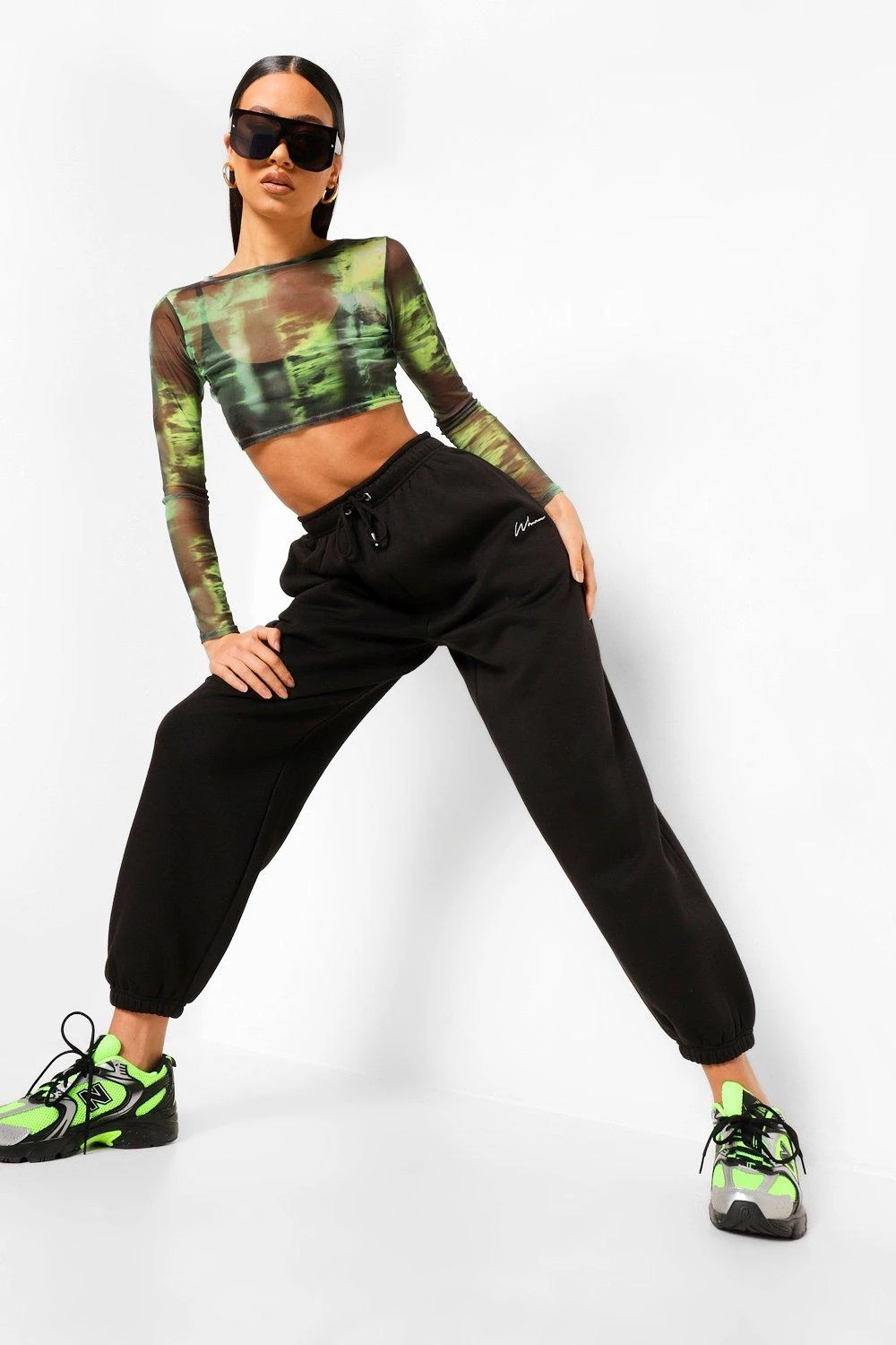 Jogging Oversize Woman Brodé – Image 3