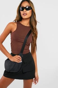 Crop Top à Dos Nageur Basique