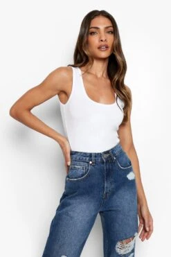 Débardeur Basique à Col Rond Et Bretelles épaisses