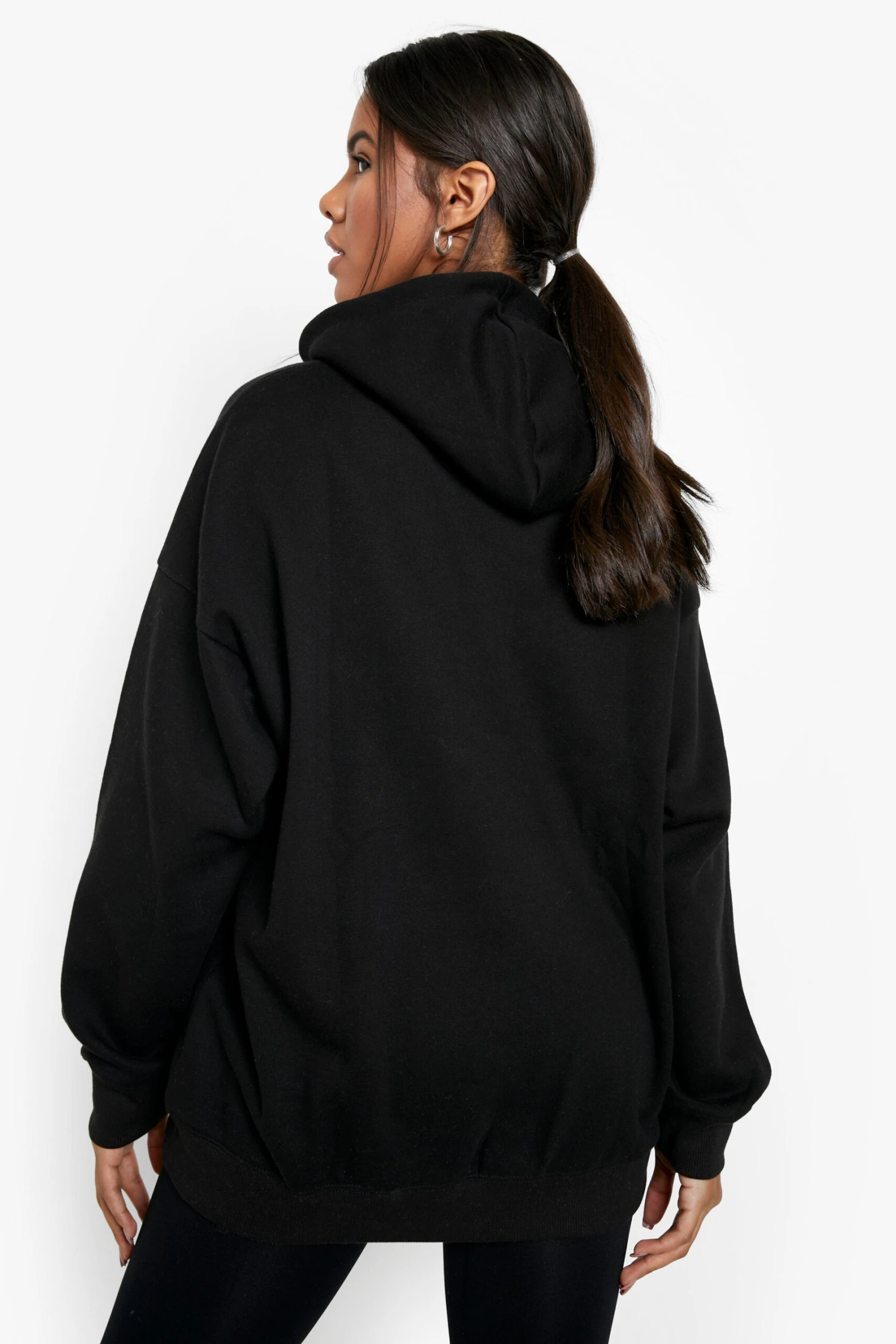 Sweat à Capuche Oversize à Imprimé – Image 2