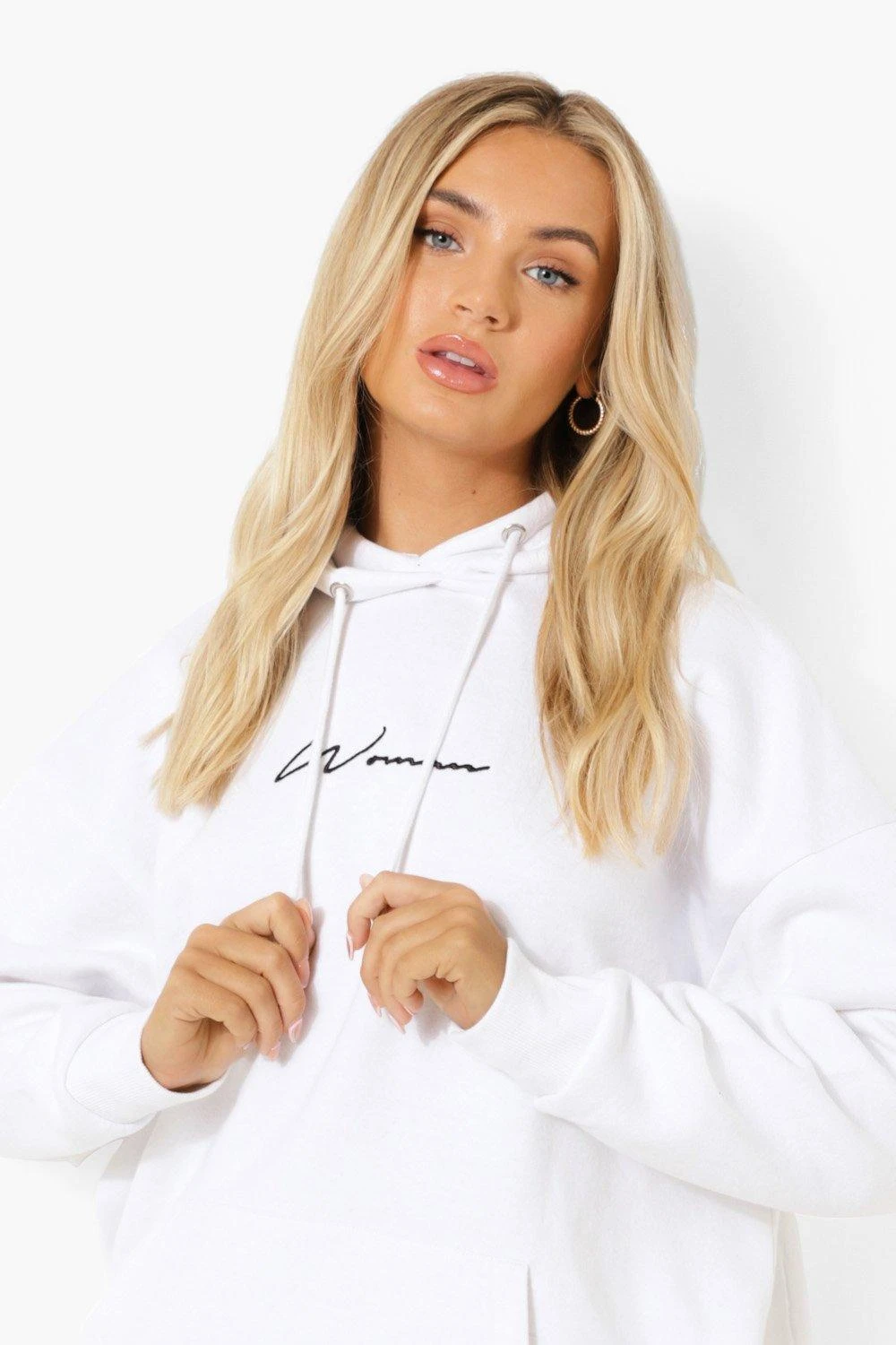 Sweat à Capuche Oversize Brodé Woman – Image 4