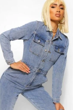 Combinaison En Jean Délavée