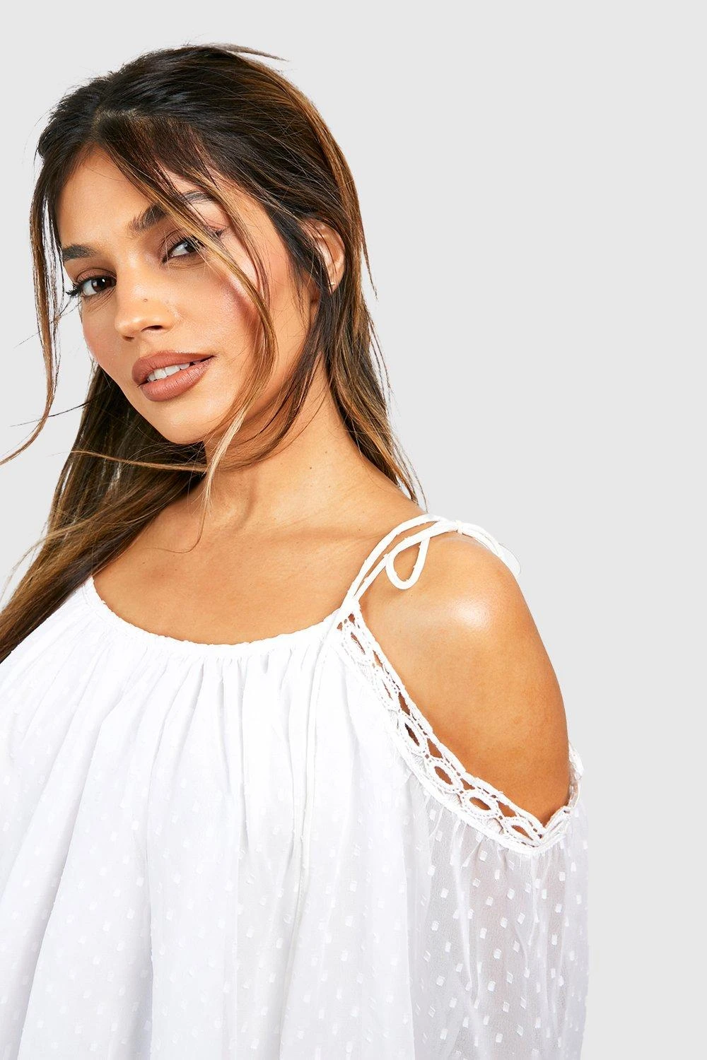 Top à épaules Dénudées En Mesh – Image 4