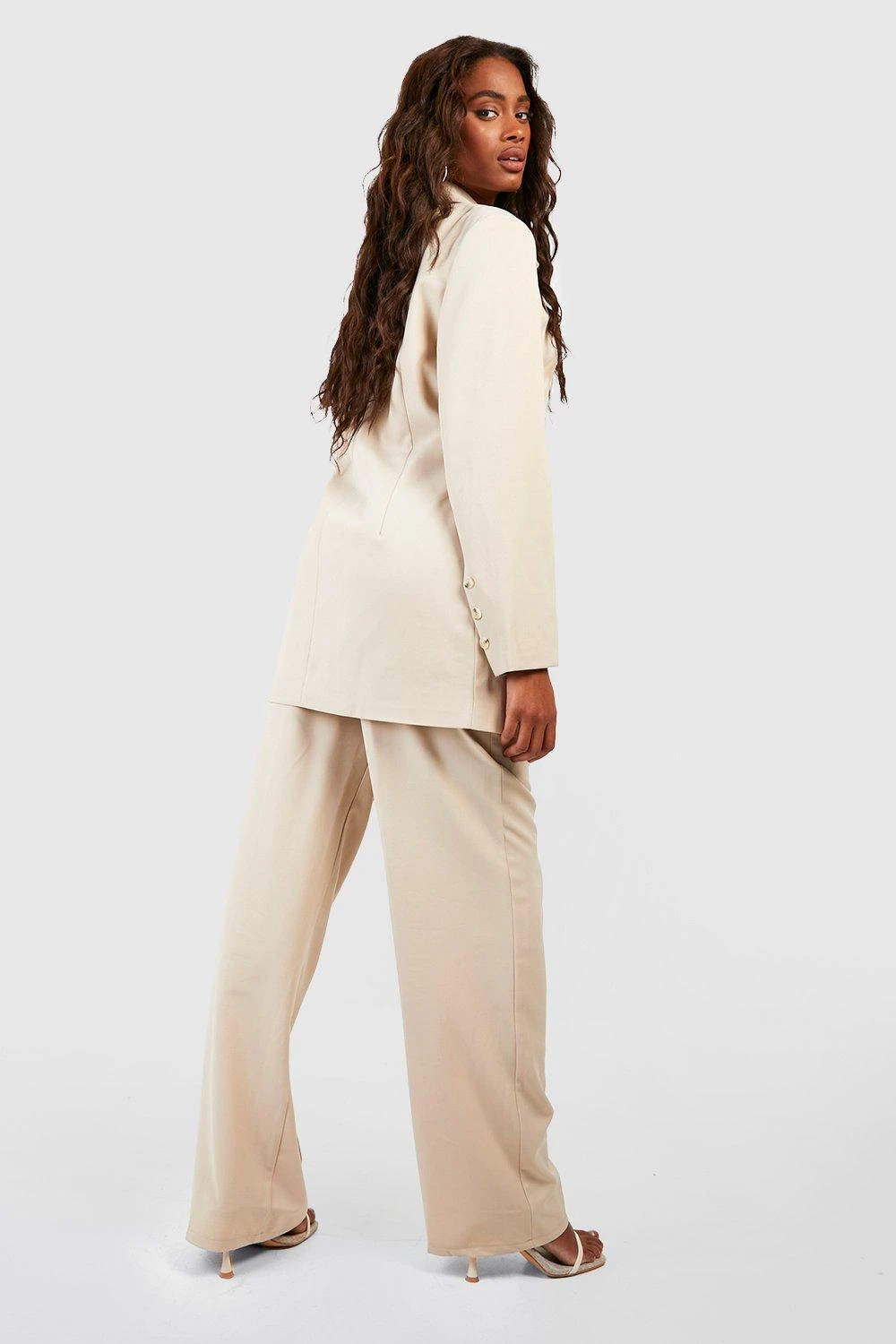 Pantalon Effet Lin Slim – Image 2