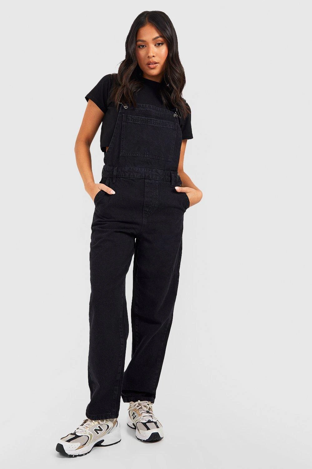 Petite - Salopette Recyclée En Denim – Image 3