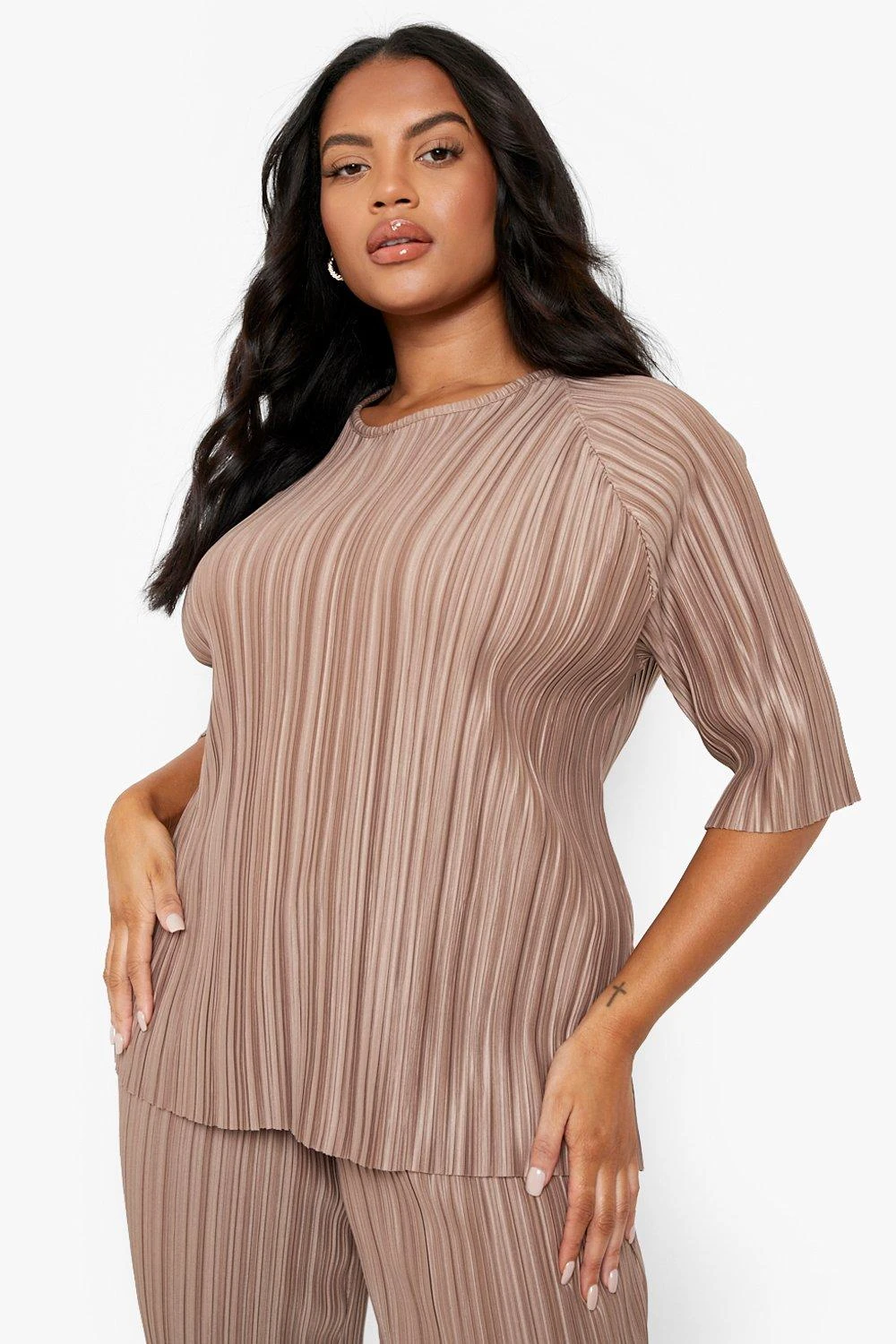 Grande Taille - T-shirt Plissé