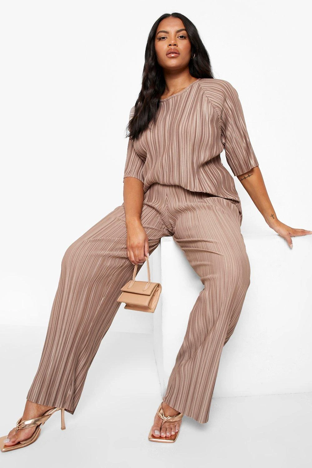 Grande Taille - T-shirt Plissé – Image 3