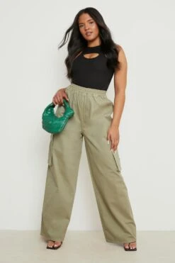 Grande Taille - Pantalon Cargo Large