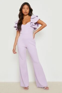 Petite - Combinaison Style Corset Ă Manches Bouffantes