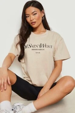 T-shirt Oversize "Ye Saint West"