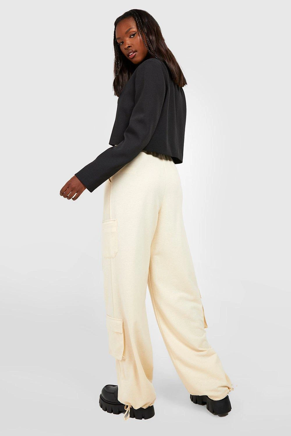 Pantalon Cargo Droit à Poches Multiples – Image 2