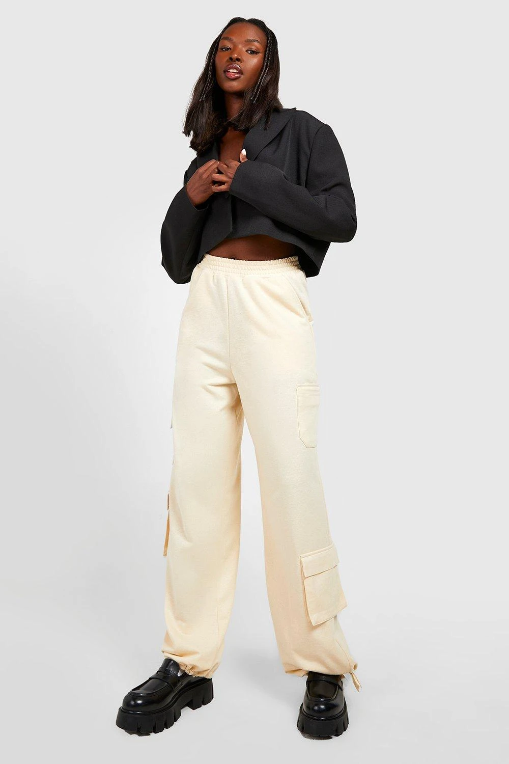 Pantalon Cargo Droit à Poches Multiples – Image 3