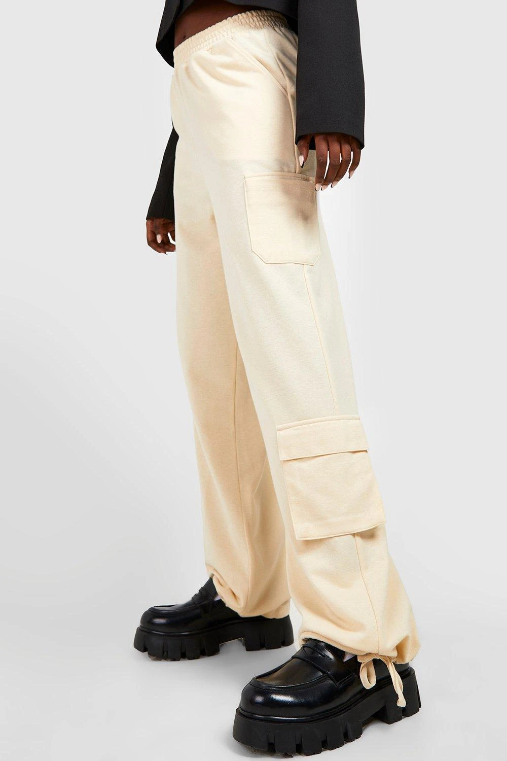 Pantalon Cargo Droit à Poches Multiples – Image 4