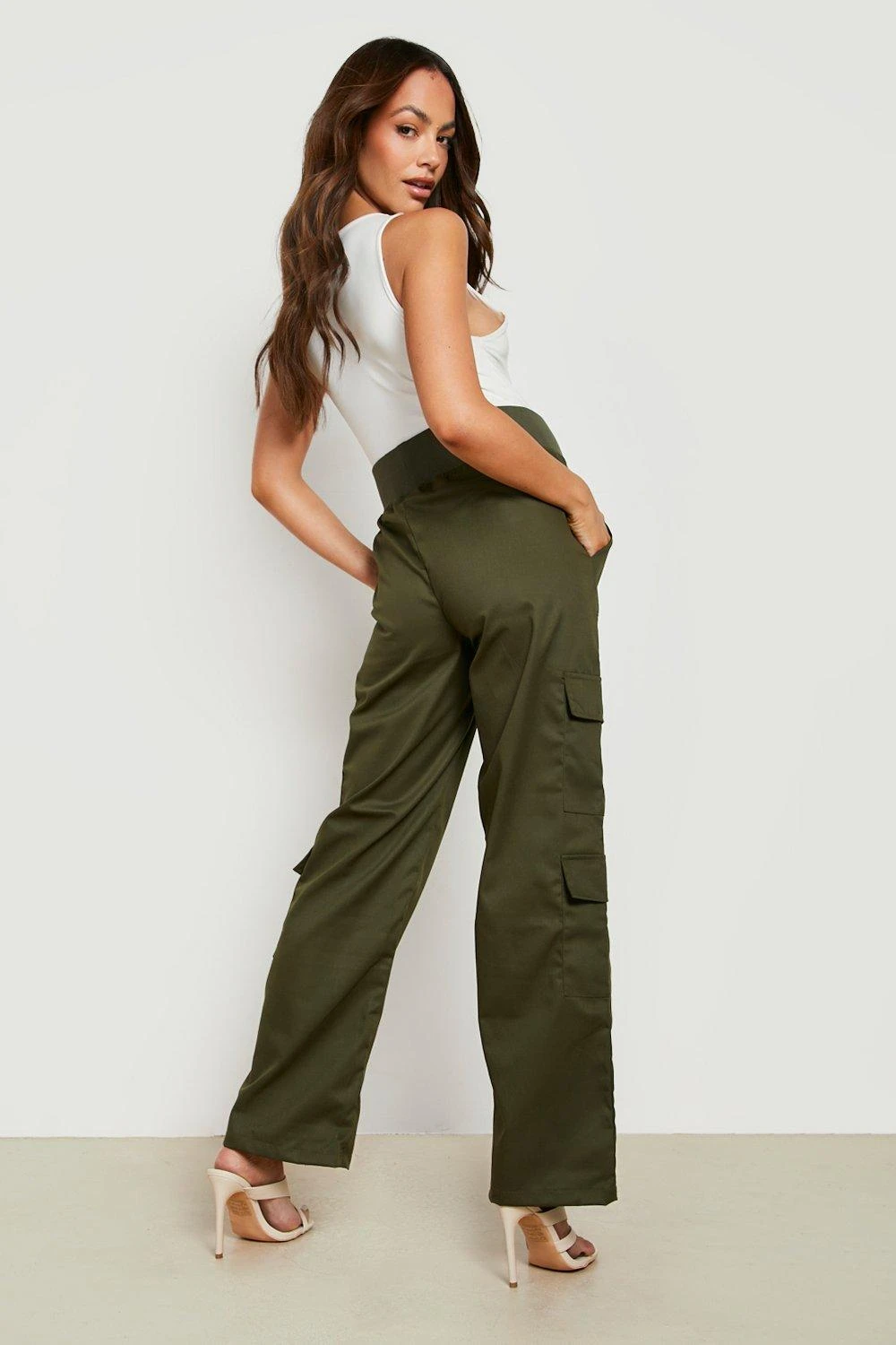 Maternité - Pantalon De Grossesse Cargo Large – Image 2