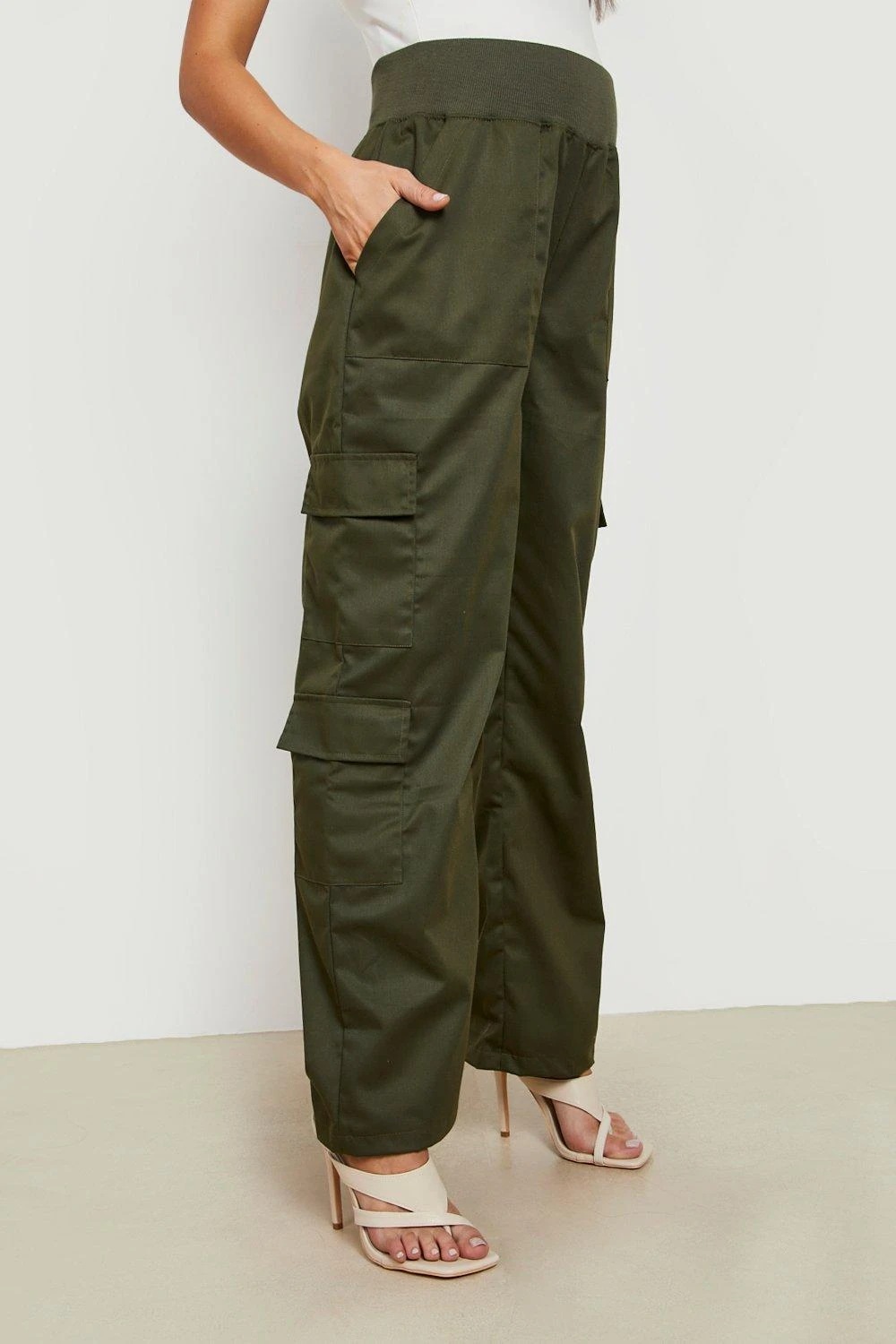 Maternité - Pantalon De Grossesse Cargo Large – Image 4