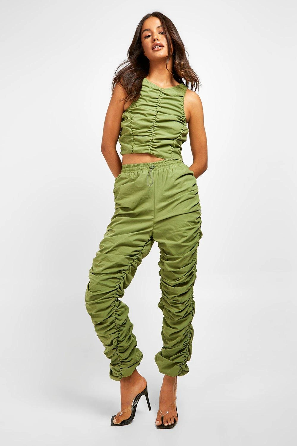 Pantalon Cargo Froncé