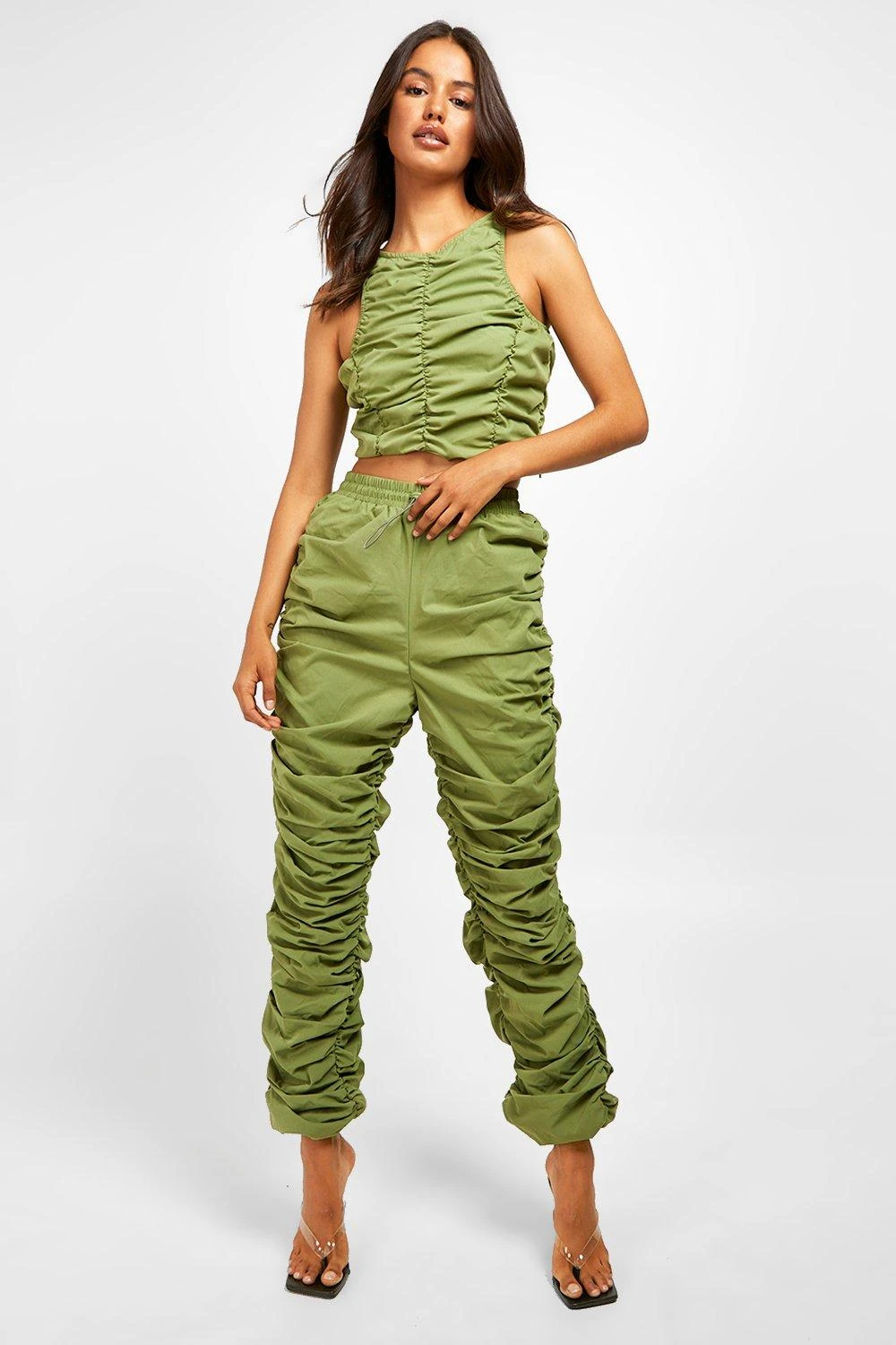 Pantalon Cargo Froncé – Image 3
