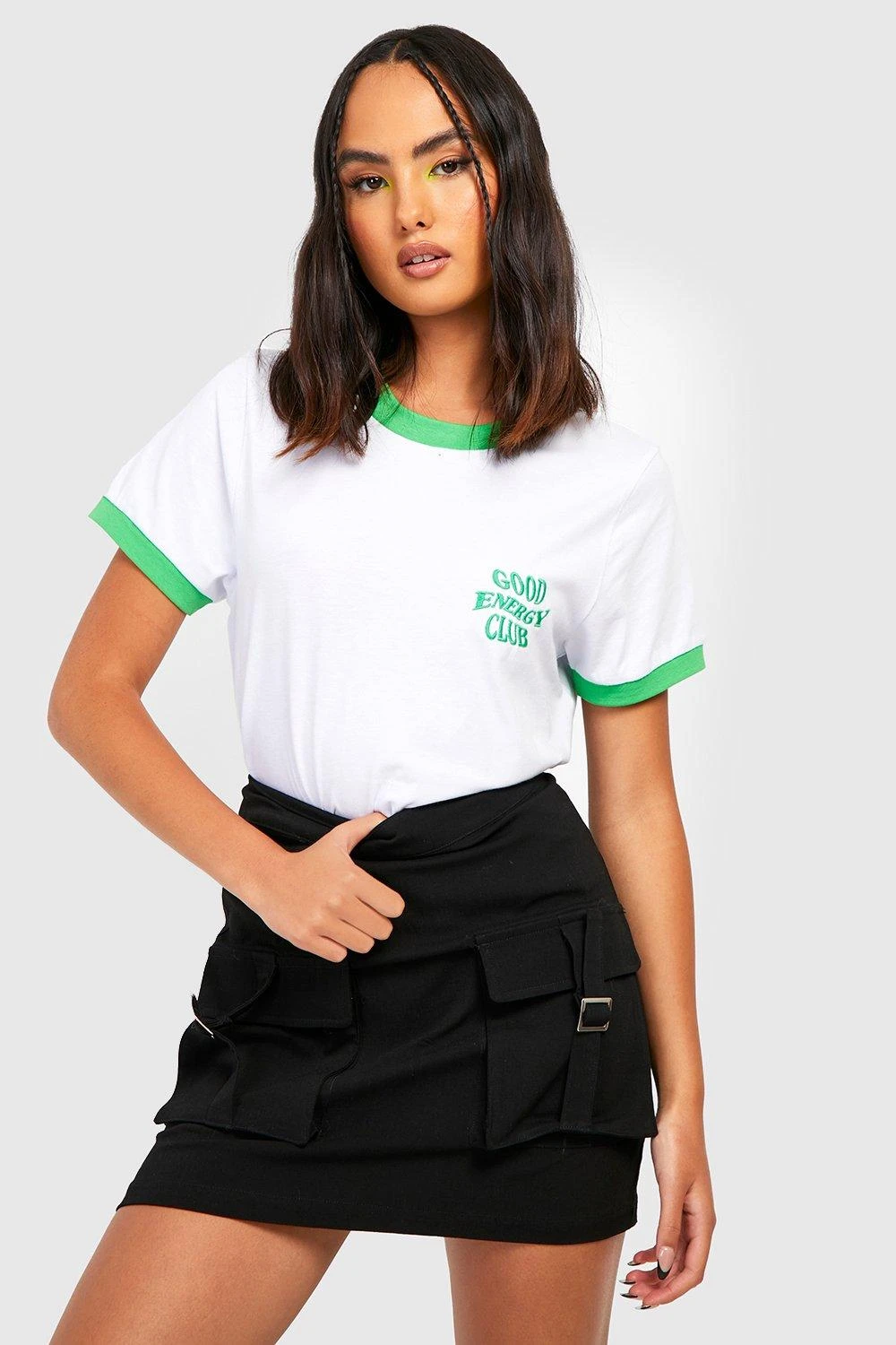 T-shirt à Broderie Good Energy Club – Image 3