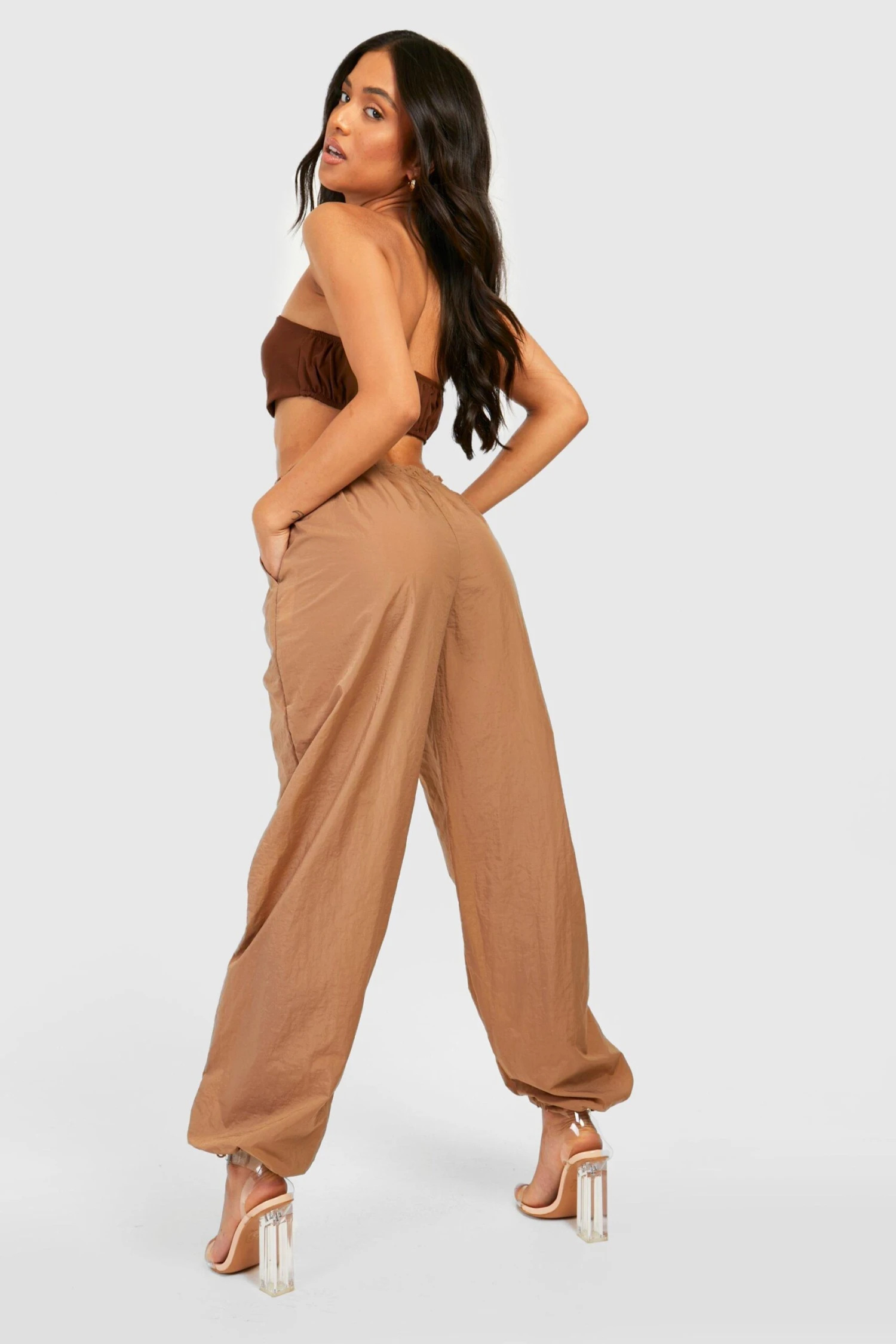 Pantalon Cargo à Ourlets Retroussés – Image 2