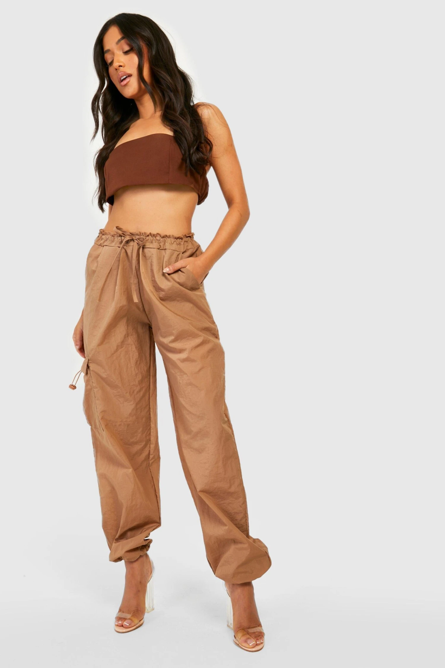 Pantalon Cargo à Ourlets Retroussés – Image 3