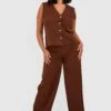 BOOHOO Grande Taille - Pantalon De Costume Large
