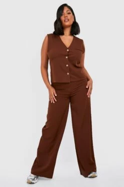 BOOHOO Grande Taille - Pantalon De Costume Large