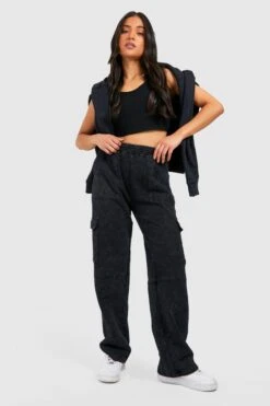 Petite - Jogging Cargo Délavé