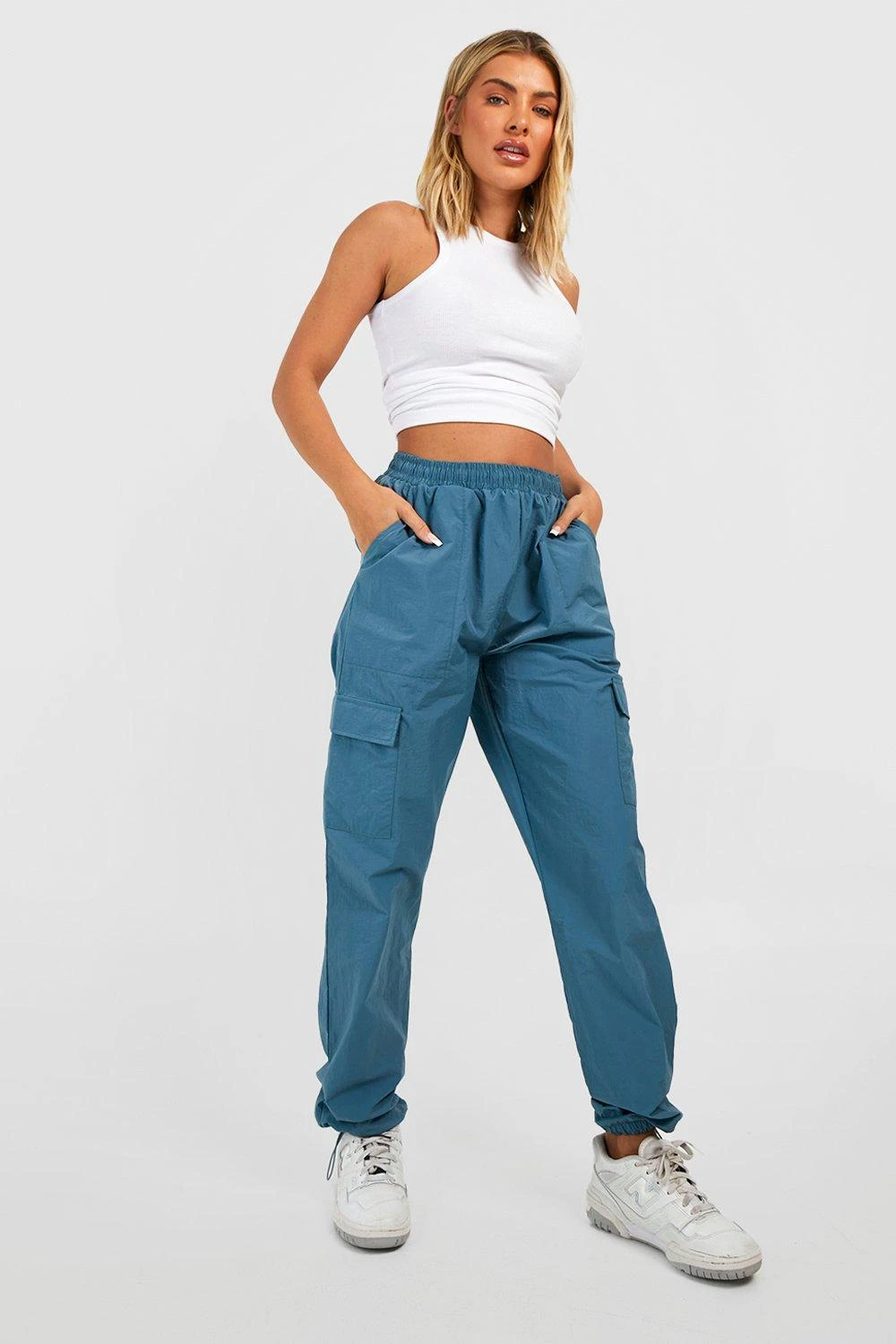 Jogging Cargo Oversize En Nylon