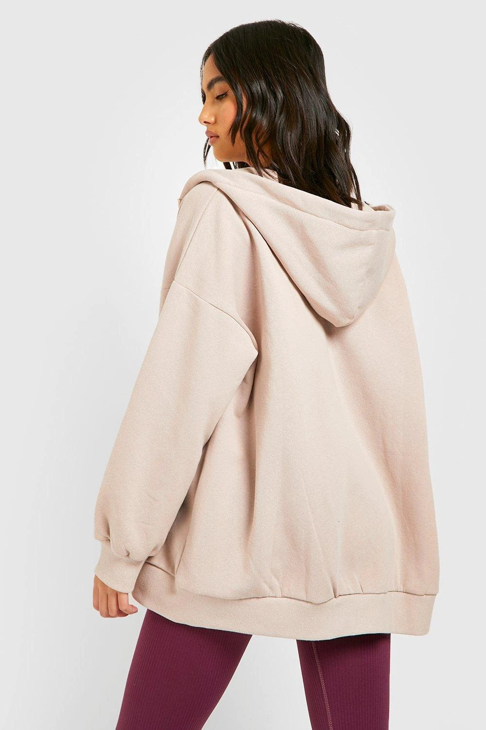 Sweat à Capuche Oversize Zippé – Image 2