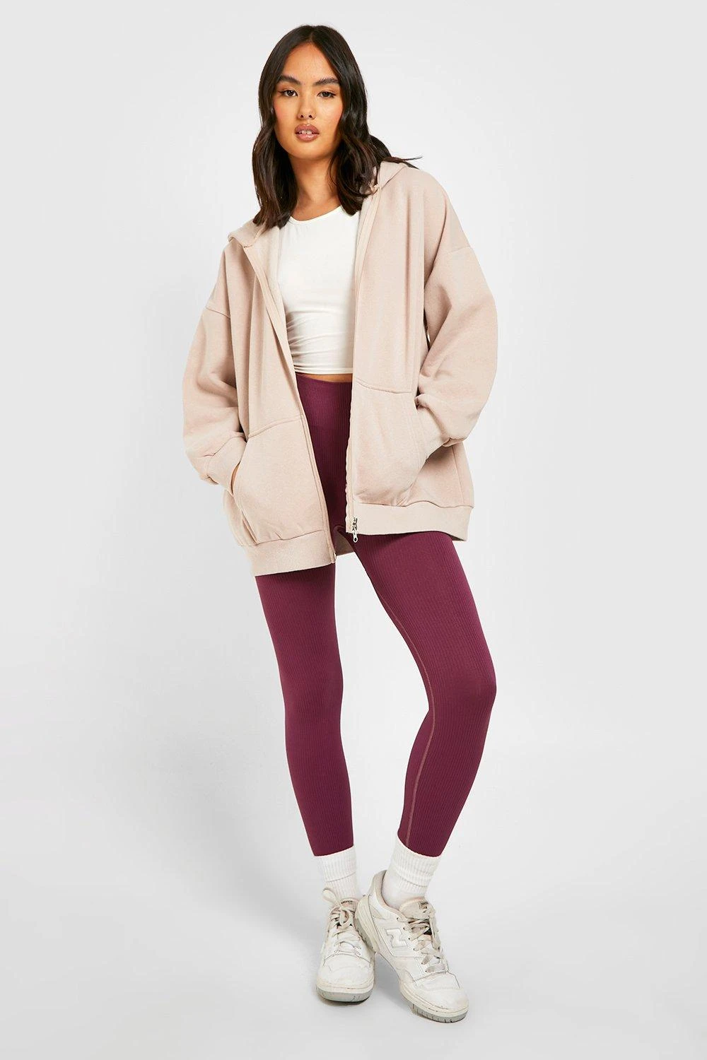 Sweat à Capuche Oversize Zippé – Image 3