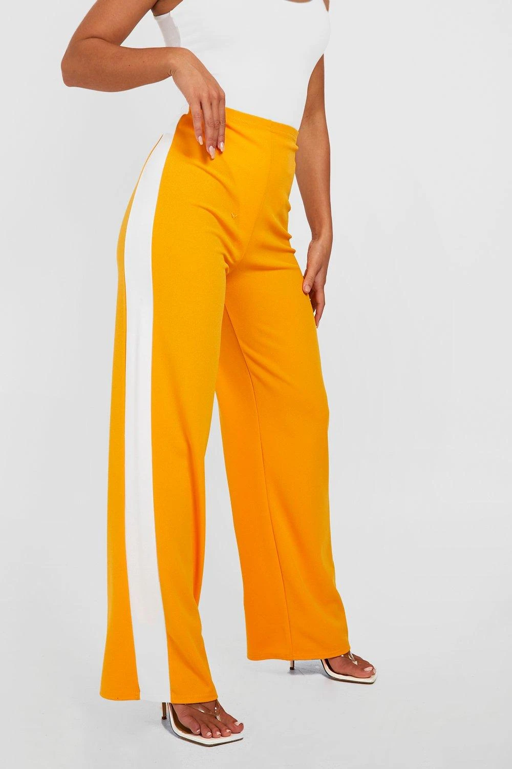 Pantalon Long à Rayures Contrastantes – Image 4