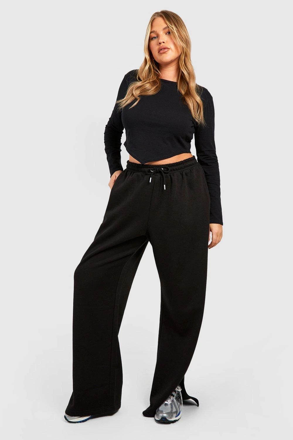 Grande Taille - Jogging Flare Fendu – Image 3