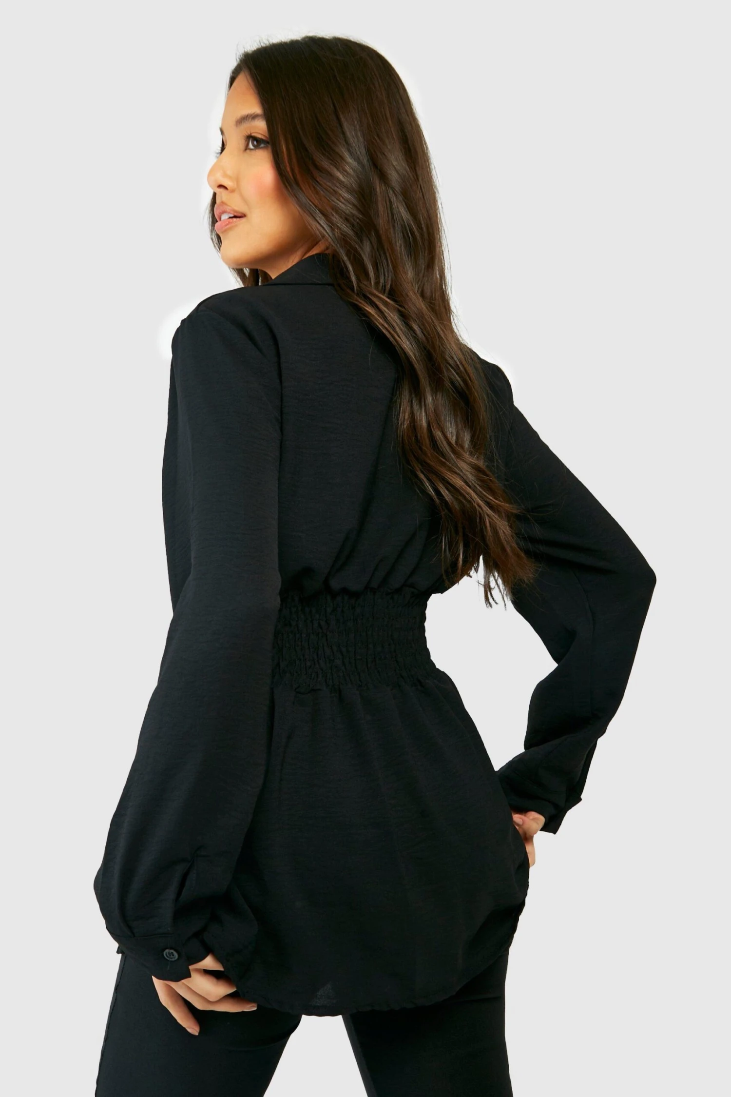 Chemise Martelée à Taille Froncée – Image 2