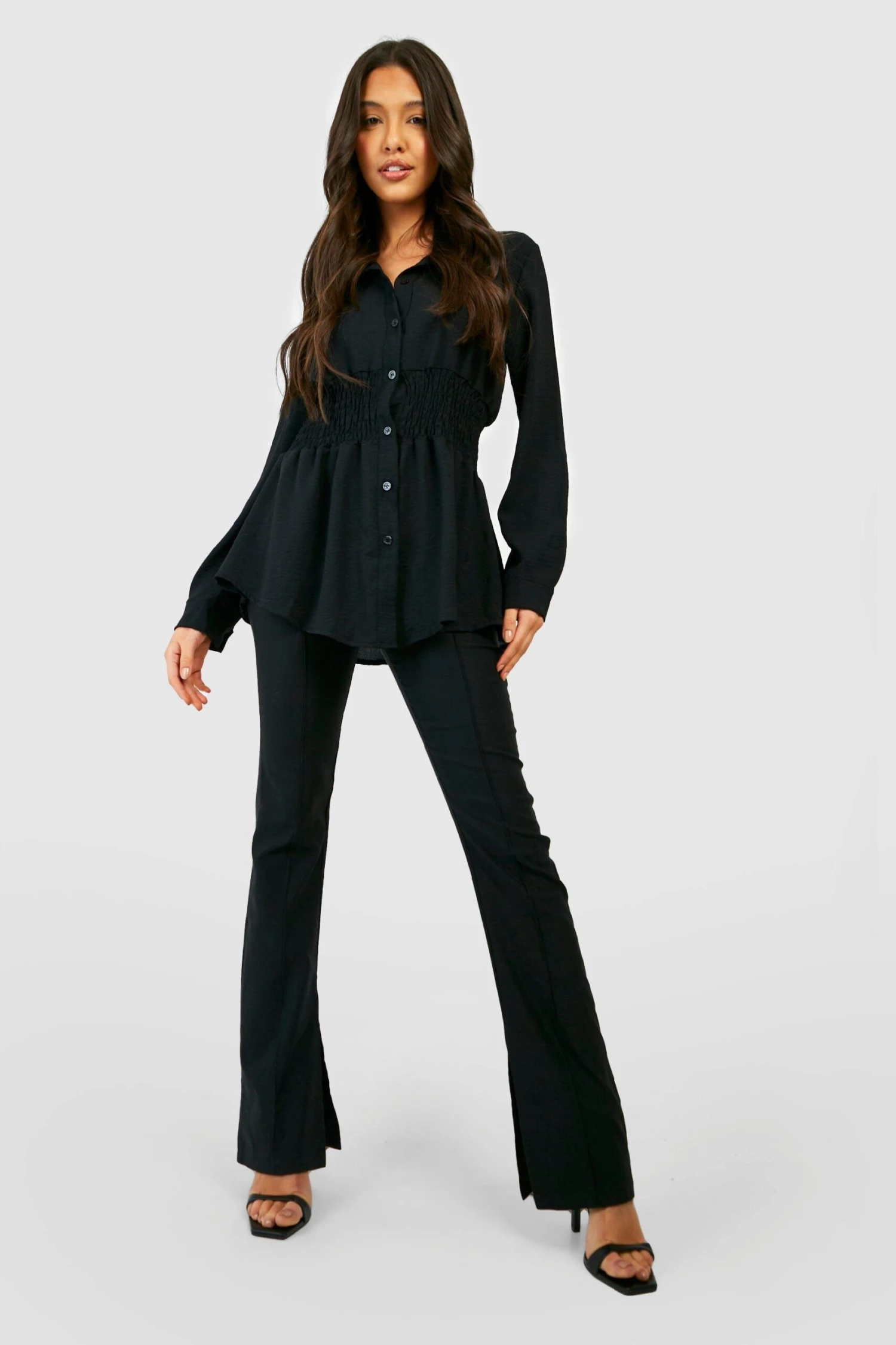 Chemise Martelée à Taille Froncée – Image 3