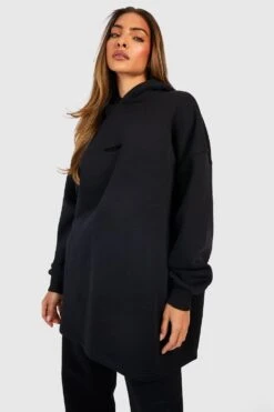 Sweat à Capuche Oversize Premium à Slogan