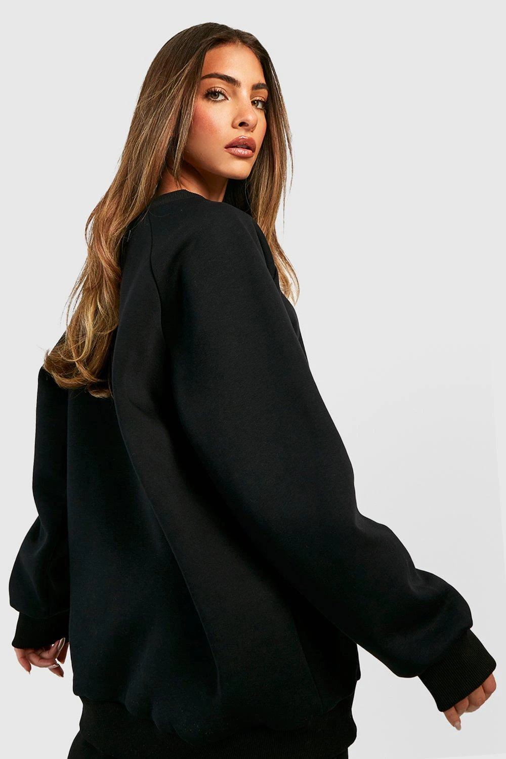 Sweat Oversize Premium à Slogan Floqué – Image 2