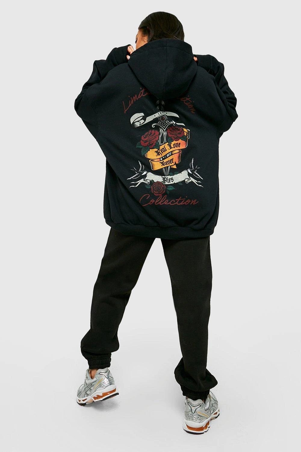 Sweat à Capuche Oversize à Imprimé Graffiti - Limited Edition – Image 3