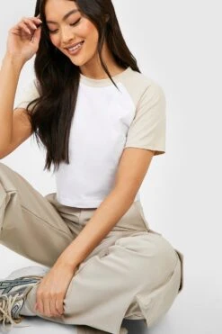 T-shirt Court à Manches Raglan