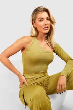 Body Texturé Asymétrique à Découpe