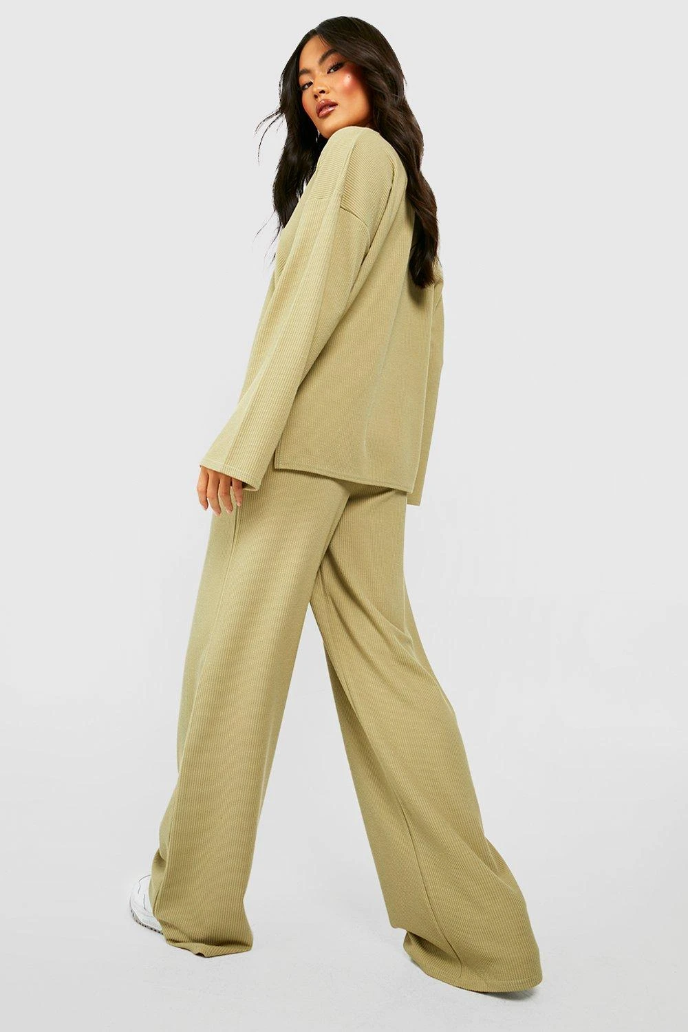 BOOHOO Pantalon Large Côtelé – Image 2