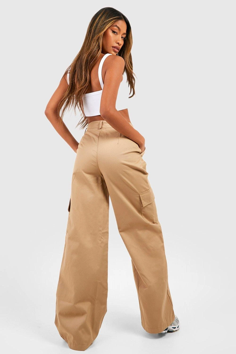 Pantalon Cargo Taille Haute – Image 2