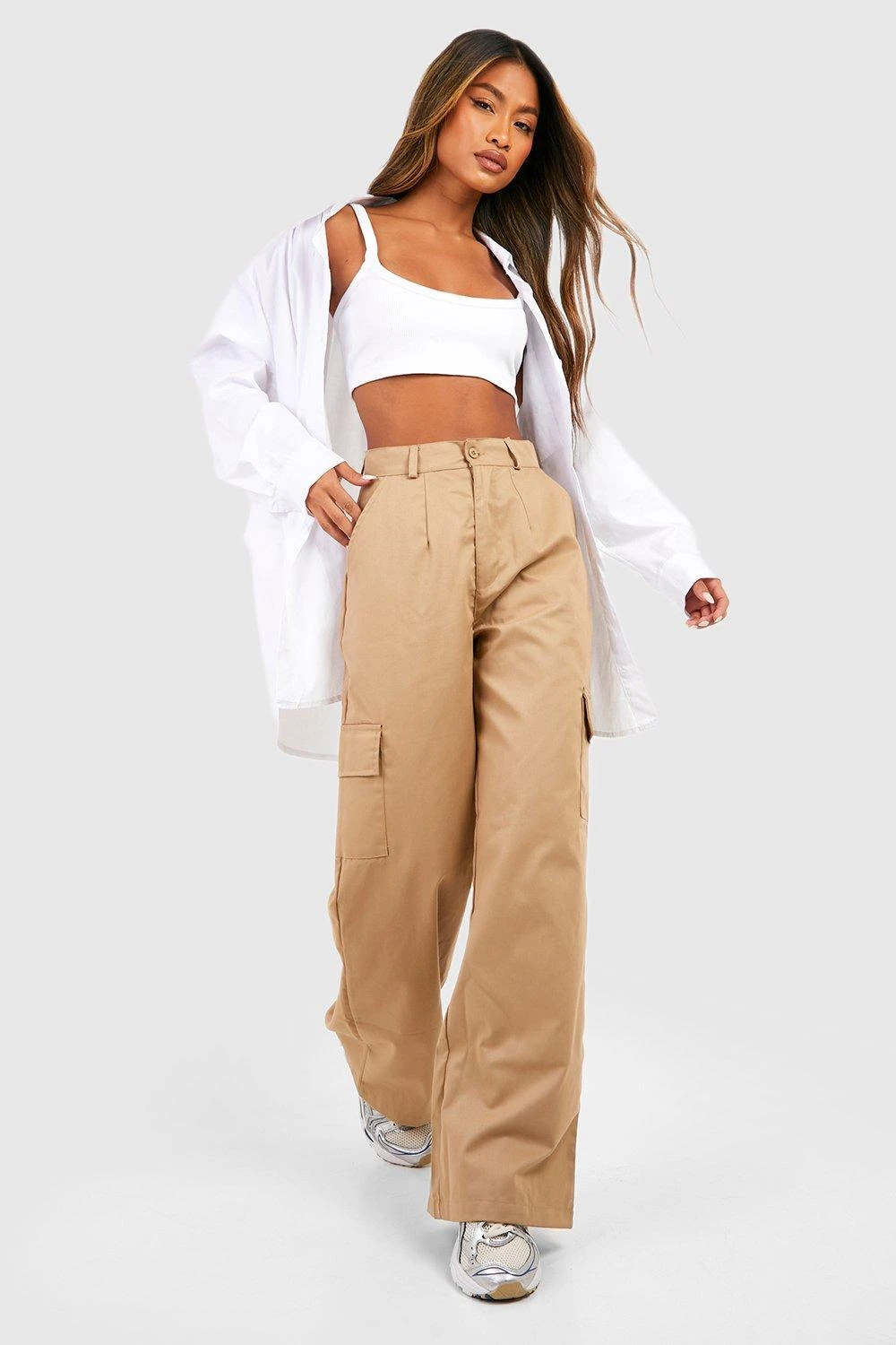 Pantalon Cargo Taille Haute – Image 3