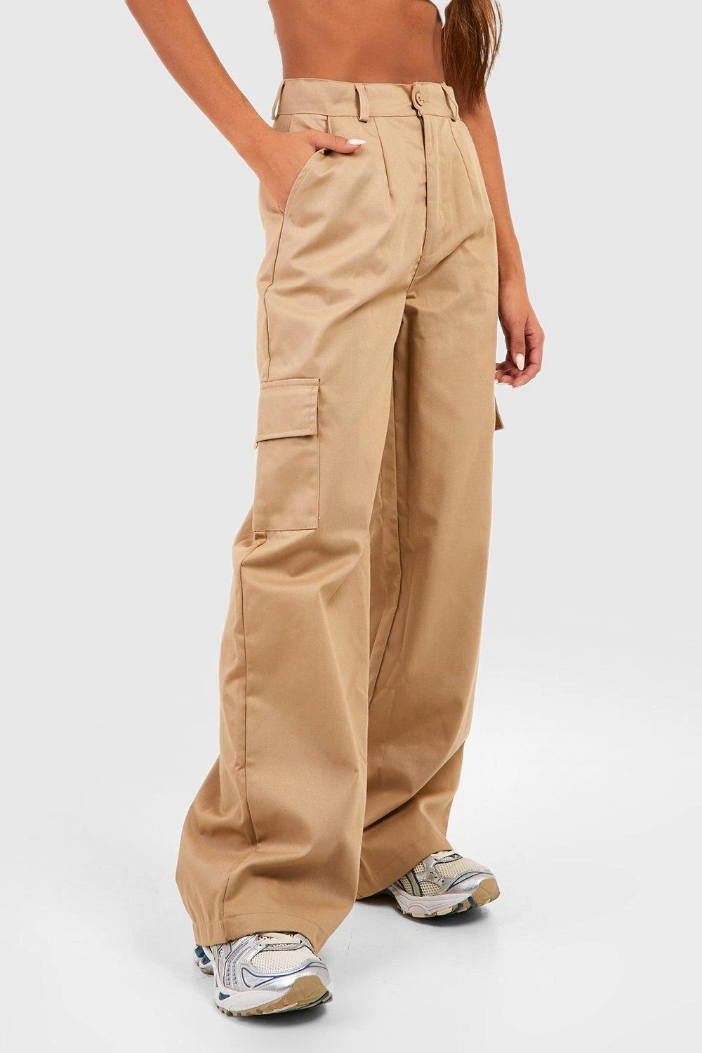 Pantalon Cargo Taille Haute – Image 4