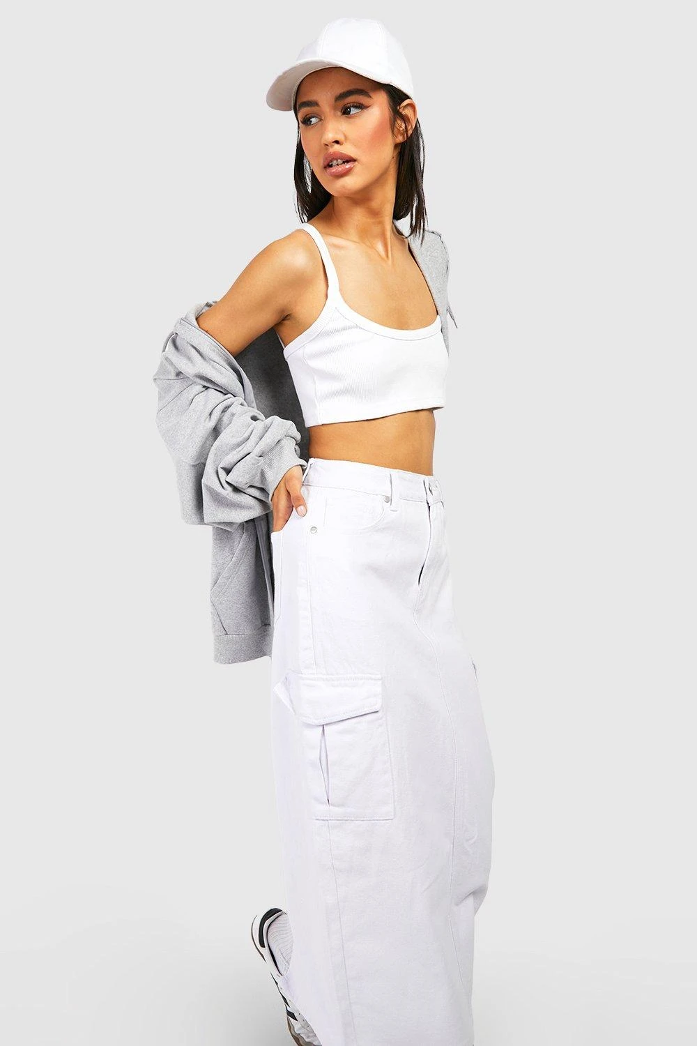 Jupe Cargo En Jean – Image 3