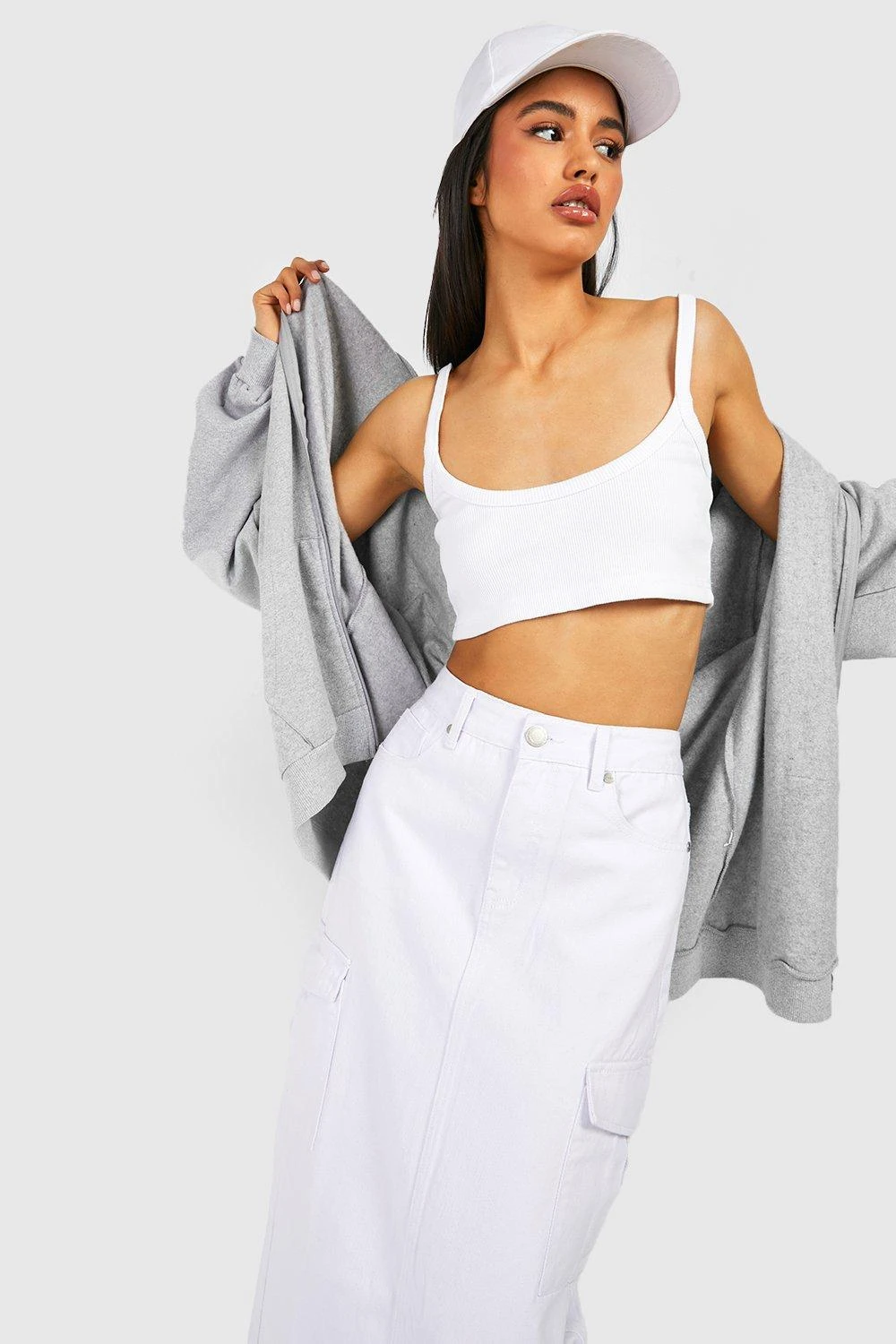 Jupe Cargo En Jean – Image 4