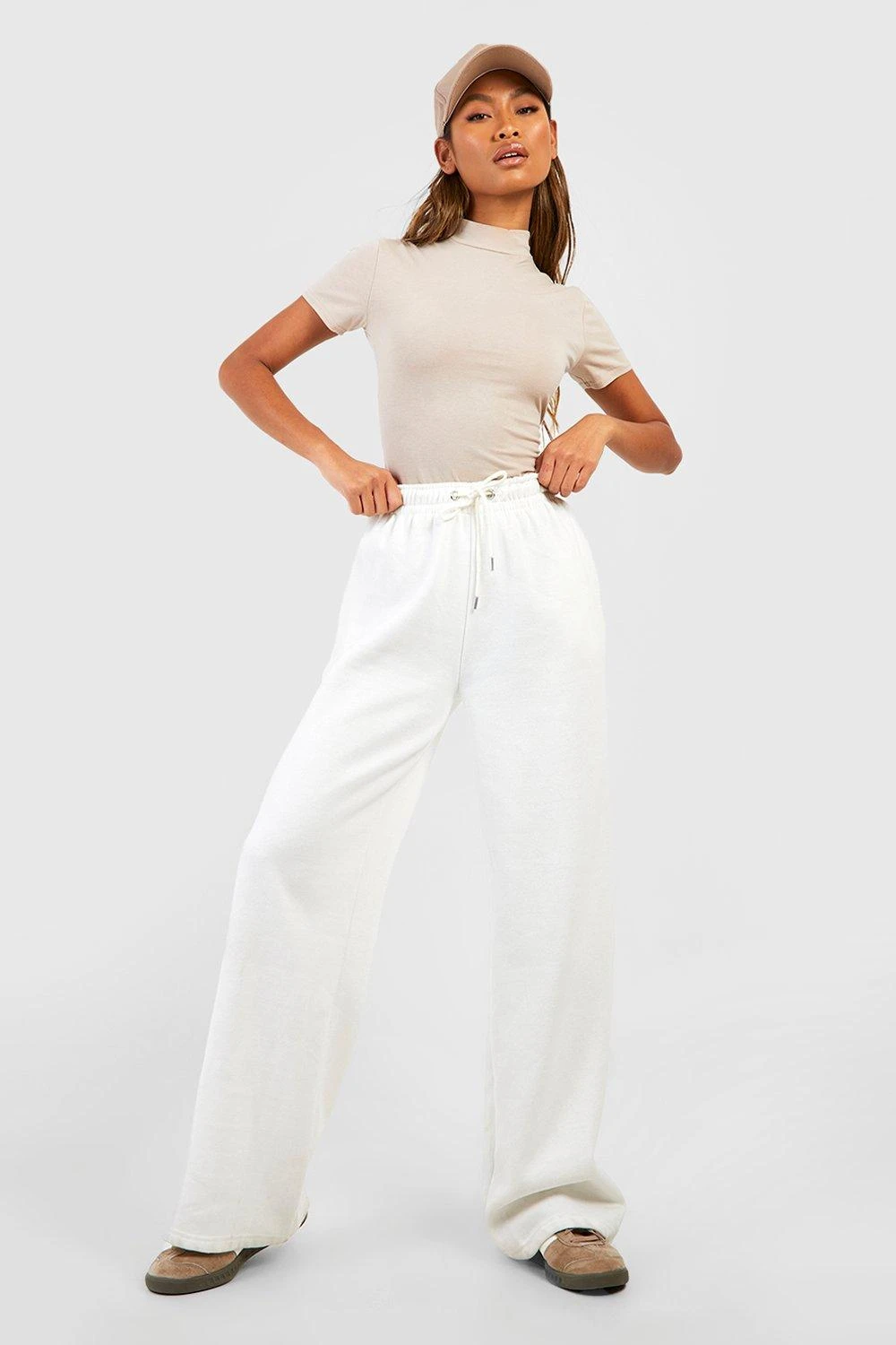 T-shirt En Coton à Col Montant – Image 3