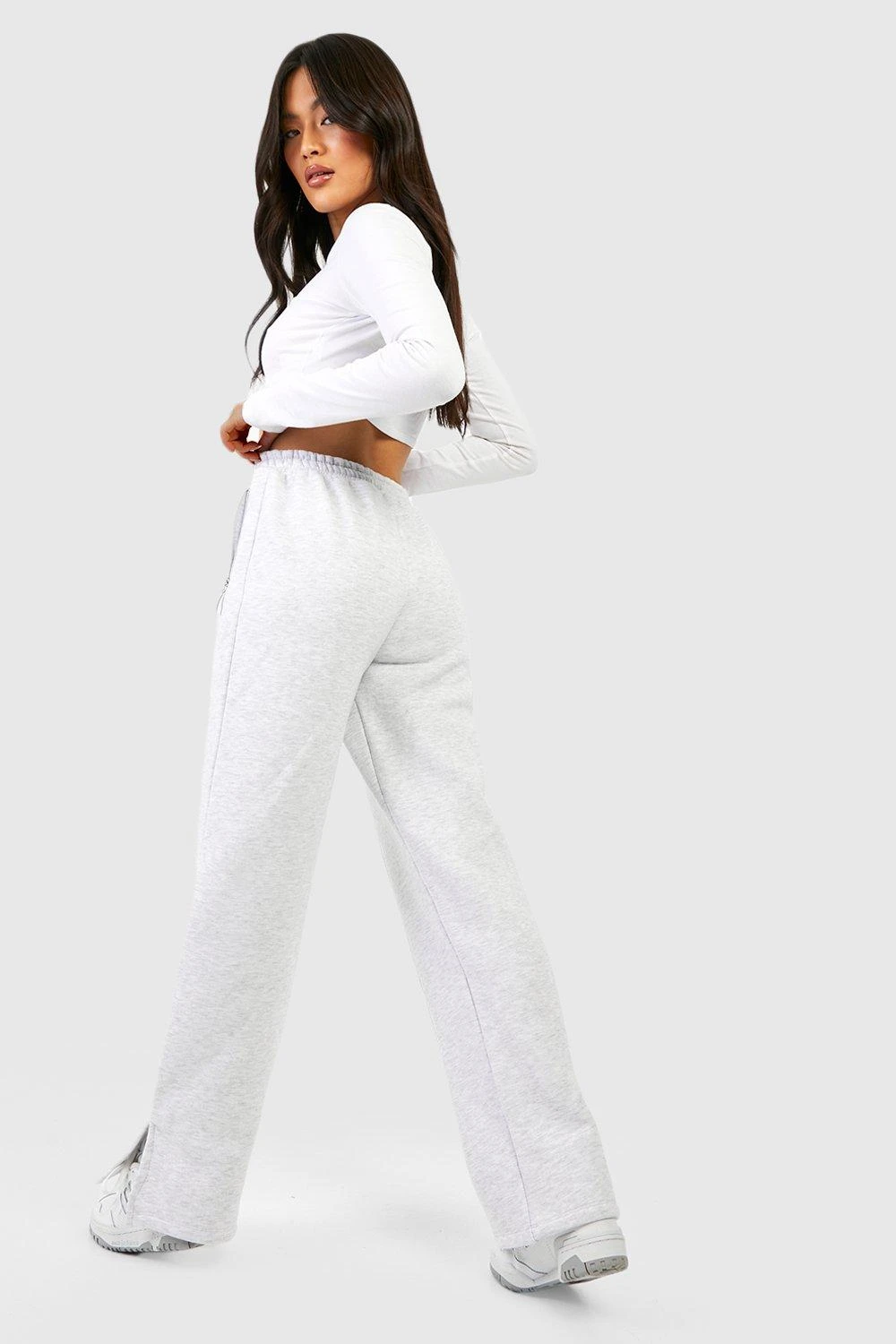 Jogging Large Fendu Zippé – Image 2